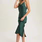 Satin Midi Slip Dress Fray Clothing 