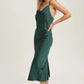 Satin Midi Slip Dress Fray Clothing 