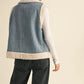 Sherpa Denim Vest vest miou muse 