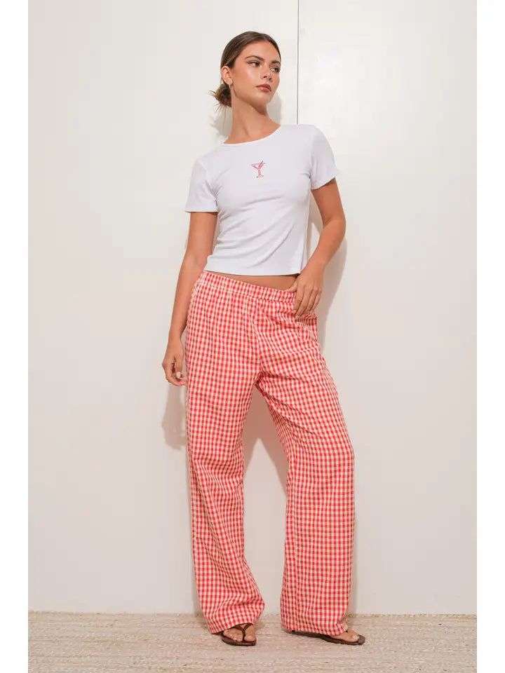 Strawberry Fields Gingham Pants Pants pretty garbage 