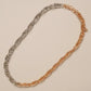 Two Tone Chain Necklace necklace Fashion City 