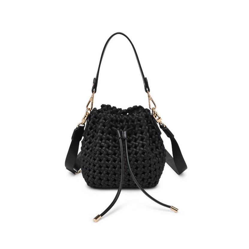 Woven Bucket Bag purse sol and selene 