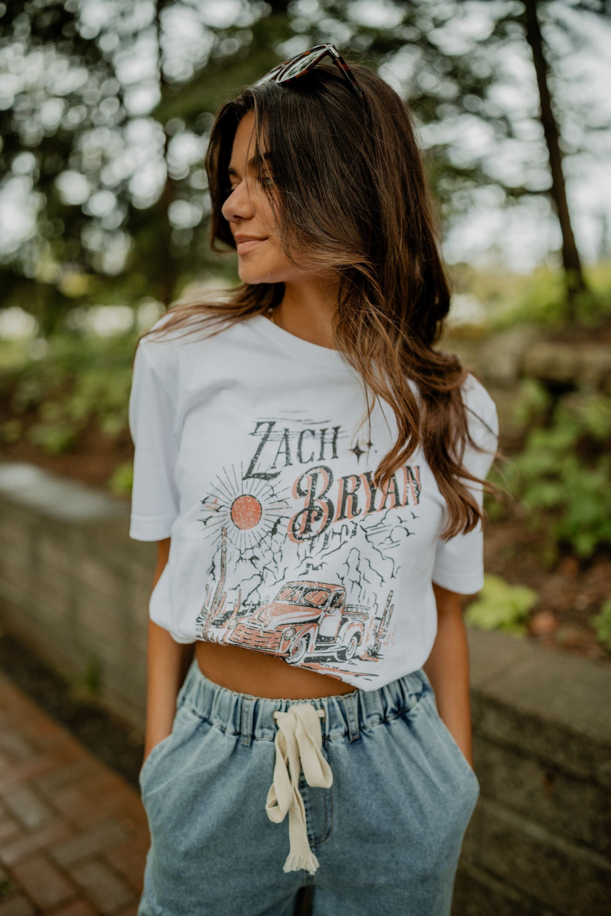 Zach Bryan Graphic Tee T-Shirt kissed apparel 